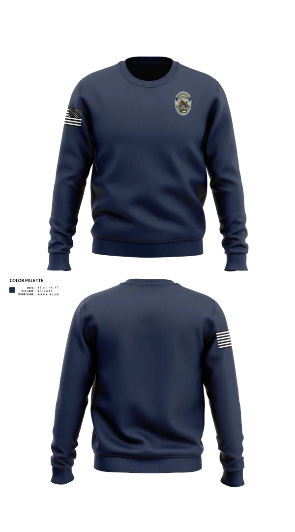 Crew Neck Sweatshirt, Radcliff Police Department, , Teamtime, Team time, sublimation, custom sports apparel, team uniforms, spirit wear, spiritwear, sports uniforms, custom shirts, team store, custom team store, fundraiser sports, apparel fundraiser