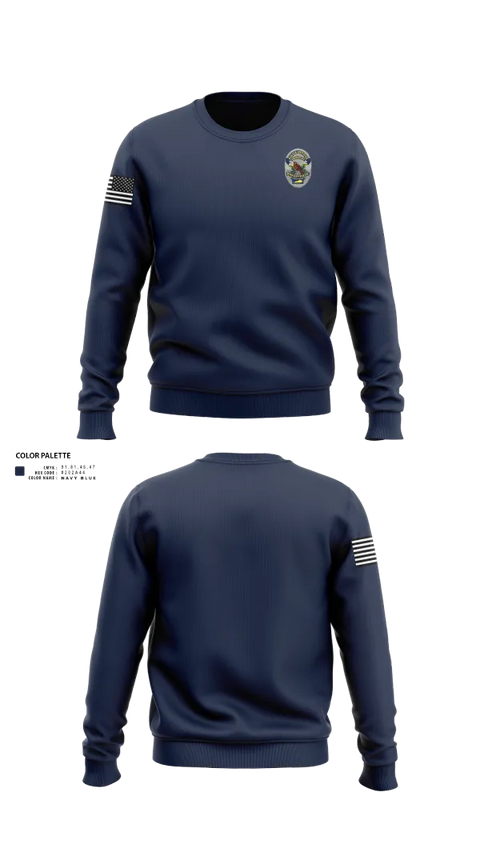 Crew Neck Sweatshirt, Radcliff Police Department, , Teamtime, Team time, sublimation, custom sports apparel, team uniforms, spirit wear, spiritwear, sports uniforms, custom shirts, team store, custom team store, fundraiser sports, apparel fundraiser