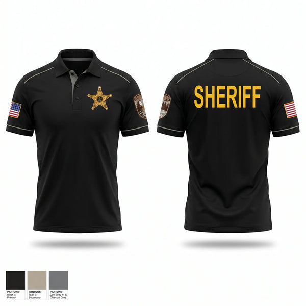 Short Sleeve Performance Polo, St.Louis County Sheriff’s Office, Police, Teamtime, Team time, sublimation, custom sports apparel, team uniforms, spirit wear, spiritwear, sports uniforms, custom shirts, team store, custom team store, fundraiser sports, apparel fundraiser