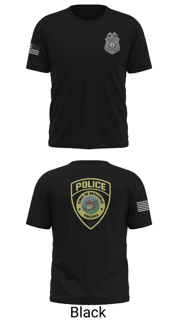 Old School Cotton Feel Shirt, Broadway Police, Police, Teamtime, Team time, sublimation, custom sports apparel, team uniforms, spirit wear, spiritwear, sports uniforms, custom shirts, team store, custom team store, fundraiser sports, apparel fundraiser