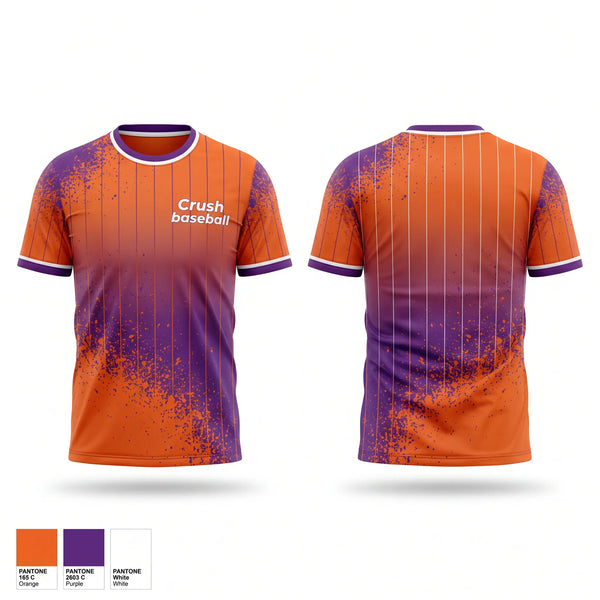 Short Sleeve Performance Shirt, Crush baseball, Baseball, Teamtime, Team time, sublimation, custom sports apparel, team uniforms, spirit wear, spiritwear, sports uniforms, custom shirts, team store, custom team store, fundraiser sports, apparel fundraiser