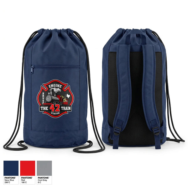 Gear Bag, Station 42, Fire Department, Teamtime, Team time, sublimation, custom sports apparel, team uniforms, spirit wear, spiritwear, sports uniforms, custom shirts, team store, custom team store, fundraiser sports, apparel fundraiser
