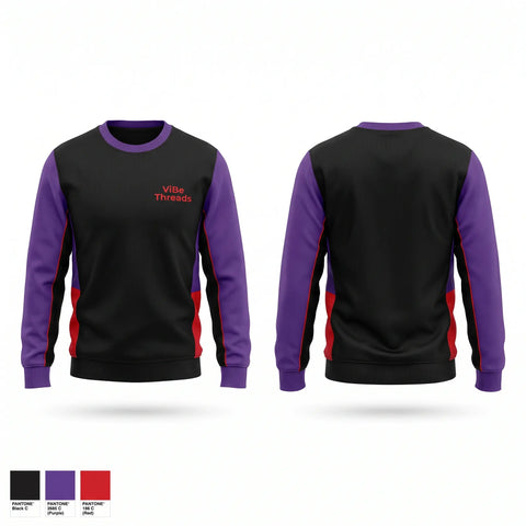 Crew Neck Sweatshirt, ViBe Threads, Cheer, Teamtime, Team time, sublimation, custom sports apparel, team uniforms, spirit wear, spiritwear, sports uniforms, custom shirts, team store, custom team store, fundraiser sports, apparel fundraiser