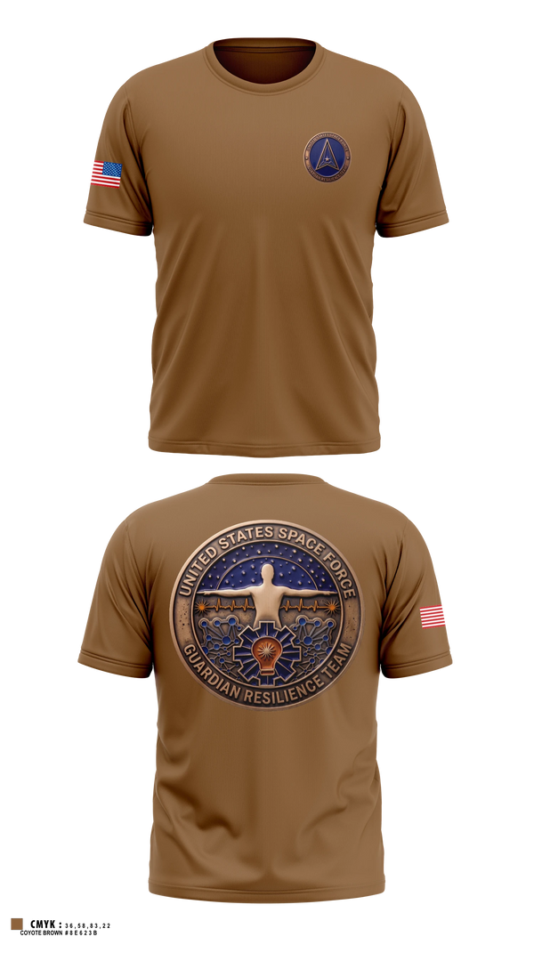 Old School Cotton Feel Shirt, Guardian Resilience Team, Space Force, Teamtime, Team time, sublimation, custom sports apparel, team uniforms, spirit wear, spiritwear, sports uniforms, custom shirts, team store, custom team store, fundraiser sports, apparel fundraiser