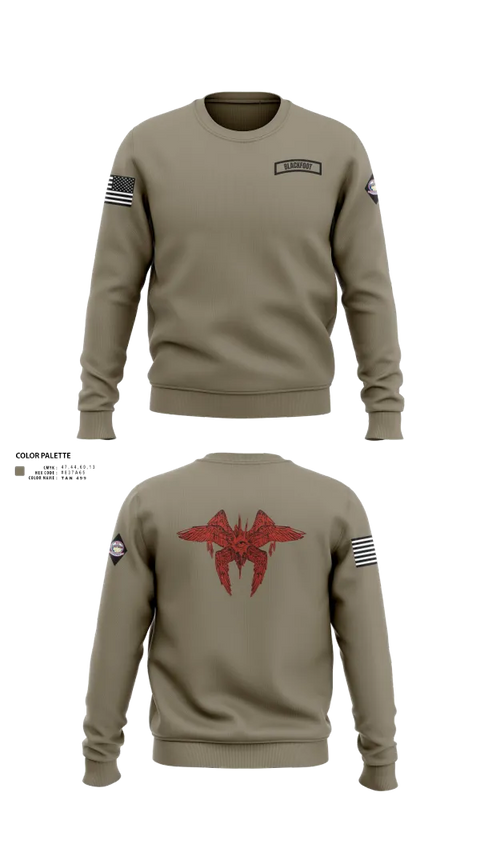 Crew Neck Sweatshirt, Blackfoot 2nd platoon, , Teamtime, Team time, sublimation, custom sports apparel, team uniforms, spirit wear, spiritwear, sports uniforms, custom shirts, team store, custom team store, fundraiser sports, apparel fundraiser