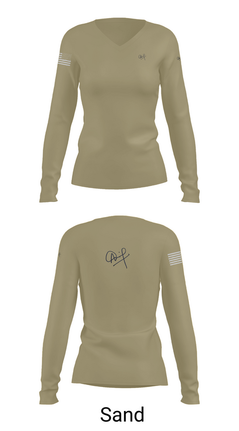 Womens Long Sleeve Vneck Shirt, 1MED, , Teamtime, Team time, sublimation, custom sports apparel, team uniforms, spirit wear, spiritwear, sports uniforms, custom shirts, team store, custom team store, fundraiser sports, apparel fundraiser