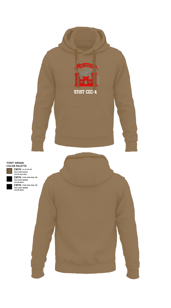 Hoodie, 571st CEC-A, , Teamtime, Team time, sublimation, custom sports apparel, team uniforms, spirit wear, spiritwear, sports uniforms, custom shirts, team store, custom team store, fundraiser sports, apparel fundraiser