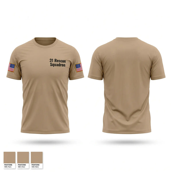 Short Sleeve Performance Shirt, 31 Rescue Squadron, Air Force, Teamtime, Team time, sublimation, custom sports apparel, team uniforms, spirit wear, spiritwear, sports uniforms, custom shirts, team store, custom team store, fundraiser sports, apparel fundraiser