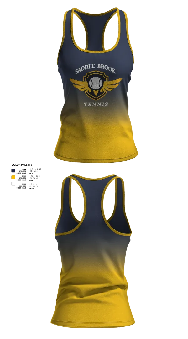 Womens Track Singlet, Saddle Brook Tennis, Tennis, Teamtime, Team time, sublimation, custom sports apparel, team uniforms, spirit wear, spiritwear, sports uniforms, custom shirts, team store, custom team store, fundraiser sports, apparel fundraiser