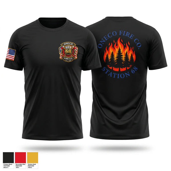 Short Sleeve Performance Shirt, Oneco Fire Co., Fire Department, Teamtime, Team time, sublimation, custom sports apparel, team uniforms, spirit wear, spiritwear, sports uniforms, custom shirts, team store, custom team store, fundraiser sports, apparel fundraiser