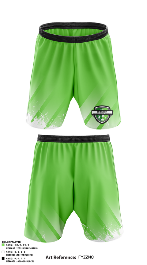 Athletic Shorts With Pockets, Crowley Independent Soccer Association, Men's Soccer, Teamtime, Team time, sublimation, custom sports apparel, team uniforms, spirit wear, spiritwear, sports uniforms, custom shirts, team store, custom team store, fundraiser sports, apparel fundraiser