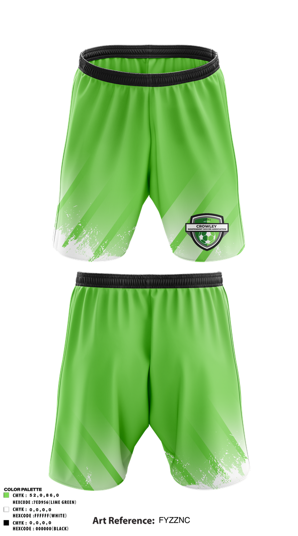 Athletic Shorts With Pockets, Crowley Independent Soccer Association, Men's Soccer, Teamtime, Team time, sublimation, custom sports apparel, team uniforms, spirit wear, spiritwear, sports uniforms, custom shirts, team store, custom team store, fundraiser sports, apparel fundraiser