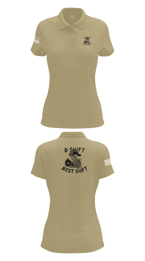 Womens Short Sleeve Performance Polo, 812 CES (B shift), Air Force, Teamtime, Team time, sublimation, custom sports apparel, team uniforms, spirit wear, spiritwear, sports uniforms, custom shirts, team store, custom team store, fundraiser sports, apparel fundraiser