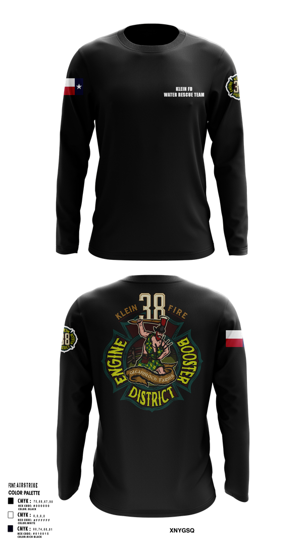Long Sleeve Performance Shirt, Klein Fire 38, Fire Department, Teamtime, Team time, sublimation, custom sports apparel, team uniforms, spirit wear, spiritwear, sports uniforms, custom shirts, team store, custom team store, fundraiser sports, apparel fundraiser