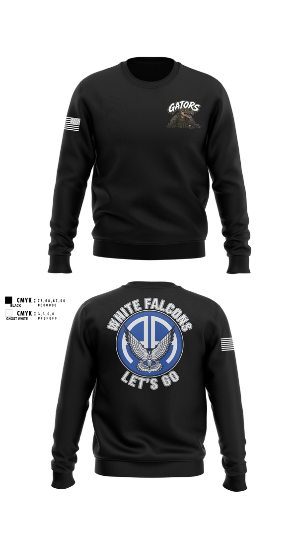 Crew Neck Sweatshirt, A Co 2-325 AIR, Army, Teamtime, Team time, sublimation, custom sports apparel, team uniforms, spirit wear, spiritwear, sports uniforms, custom shirts, team store, custom team store, fundraiser sports, apparel fundraiser