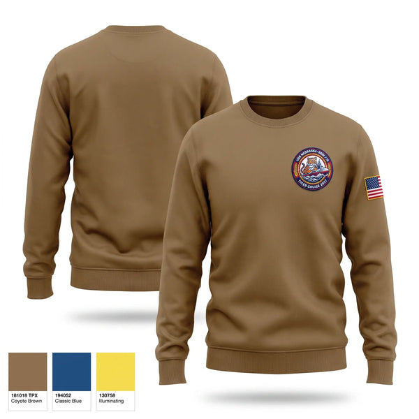 Crew Neck Sweatshirt, USS NEB GOLD TIGER CRUISE 27, Navy, Teamtime, Team time, sublimation, custom sports apparel, team uniforms, spirit wear, spiritwear, sports uniforms, custom shirts, team store, custom team store, fundraiser sports, apparel fundraiser