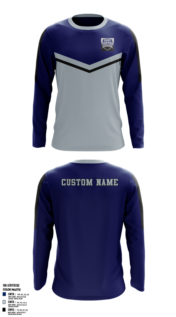 Long Sleeve Performance Shirt, East Senior High School Band, Spirit Store, Teamtime, Team time, sublimation, custom sports apparel, team uniforms, spirit wear, spiritwear, sports uniforms, custom shirts, team store, custom team store, fundraiser sports, apparel fundraiser