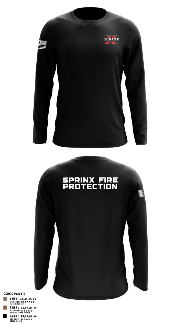 Long Sleeve Performance Shirt, SPRINX FIRE PROTECTION, , Teamtime, Team time, sublimation, custom sports apparel, team uniforms, spirit wear, spiritwear, sports uniforms, custom shirts, team store, custom team store, fundraiser sports, apparel fundraiser