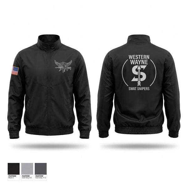 Windbreaker, Western Wayne SWAT Snipers, Police, Teamtime, Team time, sublimation, custom sports apparel, team uniforms, spirit wear, spiritwear, sports uniforms, custom shirts, team store, custom team store, fundraiser sports, apparel fundraiser