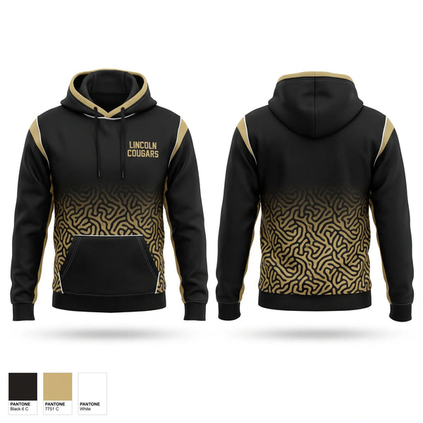 Hoodie, LINCOLN COUGARS, , Teamtime, Team time, sublimation, custom sports apparel, team uniforms, spirit wear, spiritwear, sports uniforms, custom shirts, team store, custom team store, fundraiser sports, apparel fundraiser