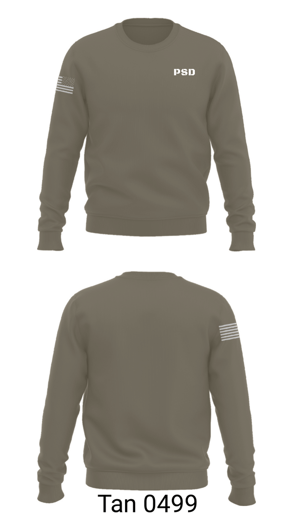 Crew Neck Sweatshirt, PSD, Army, Teamtime, Team time, sublimation, custom sports apparel, team uniforms, spirit wear, spiritwear, sports uniforms, custom shirts, team store, custom team store, fundraiser sports, apparel fundraiser
