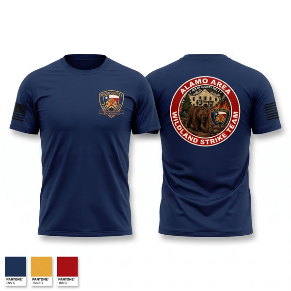 Short Sleeve Performance Shirt, Bexar county wildland, Fire Department, Teamtime, Team time, sublimation, custom sports apparel, team uniforms, spirit wear, spiritwear, sports uniforms, custom shirts, team store, custom team store, fundraiser sports, apparel fundraiser