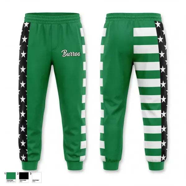Sweatpants, Burros, Baseball, Teamtime, Team time, sublimation, custom sports apparel, team uniforms, spirit wear, spiritwear, sports uniforms, custom shirts, team store, custom team store, fundraiser sports, apparel fundraiser