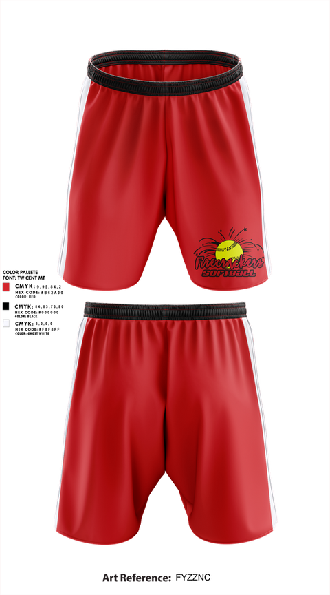 Athletic Shorts With Pockets, WV Firecrackers, Softball, Teamtime, Team time, sublimation, custom sports apparel, team uniforms, spirit wear, spiritwear, sports uniforms, custom shirts, team store, custom team store, fundraiser sports, apparel fundraiser
