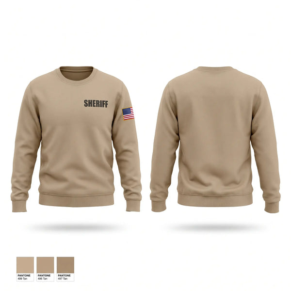 Crew Neck Sweatshirt, Sheriff, Police, Teamtime, Team time, sublimation, custom sports apparel, team uniforms, spirit wear, spiritwear, sports uniforms, custom shirts, team store, custom team store, fundraiser sports, apparel fundraiser