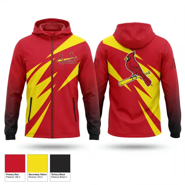 Windbreaker, Michigan Redbirds, Baseball, Teamtime, Team time, sublimation, custom sports apparel, team uniforms, spirit wear, spiritwear, sports uniforms, custom shirts, team store, custom team store, fundraiser sports, apparel fundraiser