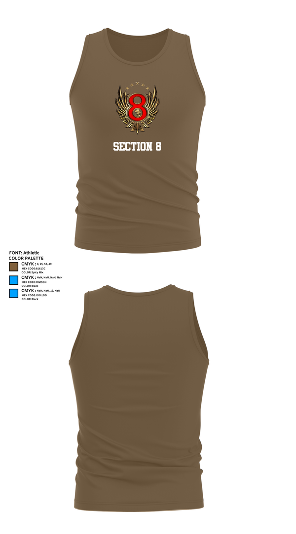 Tank Top, Section 8, , Teamtime, Team time, sublimation, custom sports apparel, team uniforms, spirit wear, spiritwear, sports uniforms, custom shirts, team store, custom team store, fundraiser sports, apparel fundraiser