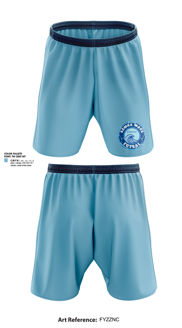 Athletic Shorts With Pockets, Samba Wave, Men's Soccer, Teamtime, Team time, sublimation, custom sports apparel, team uniforms, spirit wear, spiritwear, sports uniforms, custom shirts, team store, custom team store, fundraiser sports, apparel fundraiser
