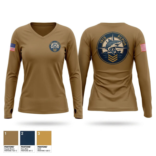 Womens Long Sleeve Vneck Shirt, CNRFC, Navy, Teamtime, Team time, sublimation, custom sports apparel, team uniforms, spirit wear, spiritwear, sports uniforms, custom shirts, team store, custom team store, fundraiser sports, apparel fundraiser