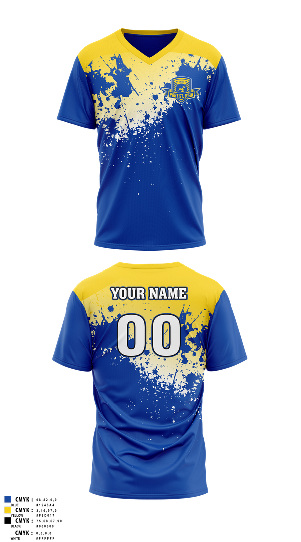 Mens Soccer Jersey, Port St John United Soccer Club, Men's Soccer, Teamtime, Team time, sublimation, custom sports apparel, team uniforms, spirit wear, spiritwear, sports uniforms, custom shirts, team store, custom team store, fundraiser sports, apparel fundraiser