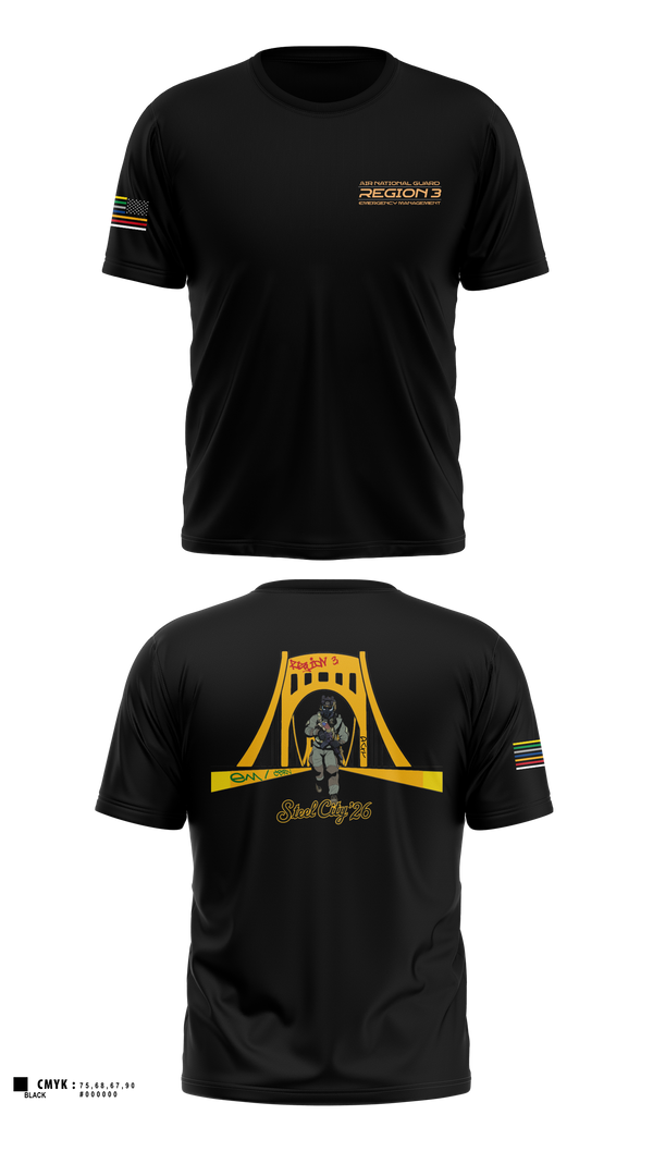 Short Sleeve Performance Shirt, 171st Emergency Management Flight, , Teamtime, Team time, sublimation, custom sports apparel, team uniforms, spirit wear, spiritwear, sports uniforms, custom shirts, team store, custom team store, fundraiser sports, apparel fundraiser