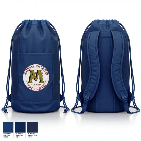 Gear Bag, Millville Volunteer Fire Company, EMS/EMT, Teamtime, Team time, sublimation, custom sports apparel, team uniforms, spirit wear, spiritwear, sports uniforms, custom shirts, team store, custom team store, fundraiser sports, apparel fundraiser