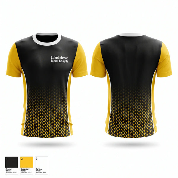 Soft Poly Tee Cotton Like Feel, Lake-Lehman Black Knights, Men's Basketball, Teamtime, Team time, sublimation, custom sports apparel, team uniforms, spirit wear, spiritwear, sports uniforms, custom shirts, team store, custom team store, fundraiser sports, apparel fundraiser