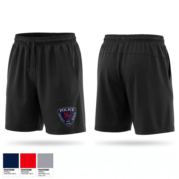Athletic Shorts With Pockets, B SQUAD, Police, Teamtime, Team time, sublimation, custom sports apparel, team uniforms, spirit wear, spiritwear, sports uniforms, custom shirts, team store, custom team store, fundraiser sports, apparel fundraiser