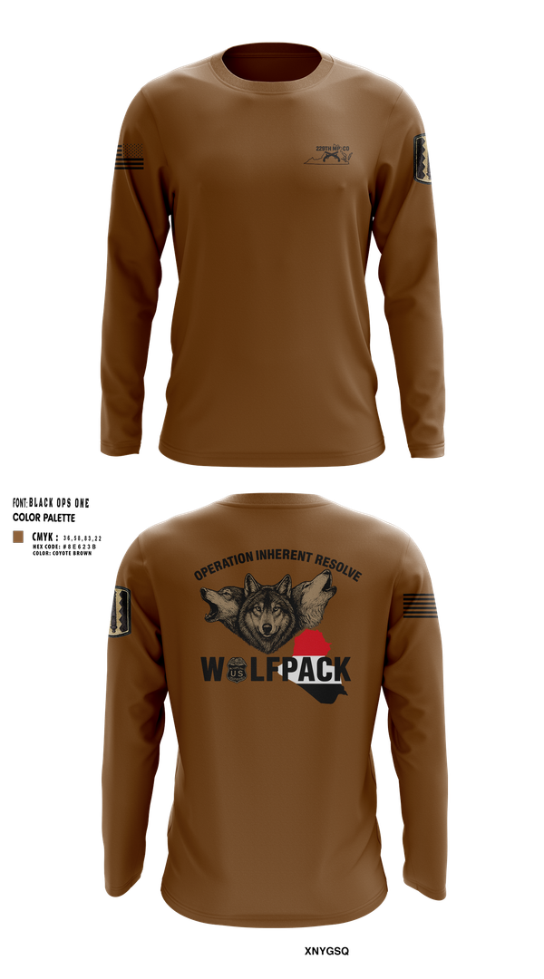 Long Sleeve Performance Shirt, 229TH MP CO, , Teamtime, Team time, sublimation, custom sports apparel, team uniforms, spirit wear, spiritwear, sports uniforms, custom shirts, team store, custom team store, fundraiser sports, apparel fundraiser