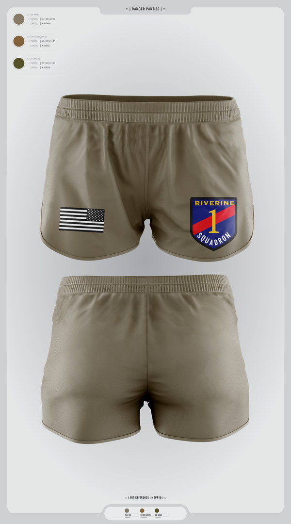 Ranger Panties, Riverine Squadron One, , Teamtime, Team time, sublimation, custom sports apparel, team uniforms, spirit wear, spiritwear, sports uniforms, custom shirts, team store, custom team store, fundraiser sports, apparel fundraiser