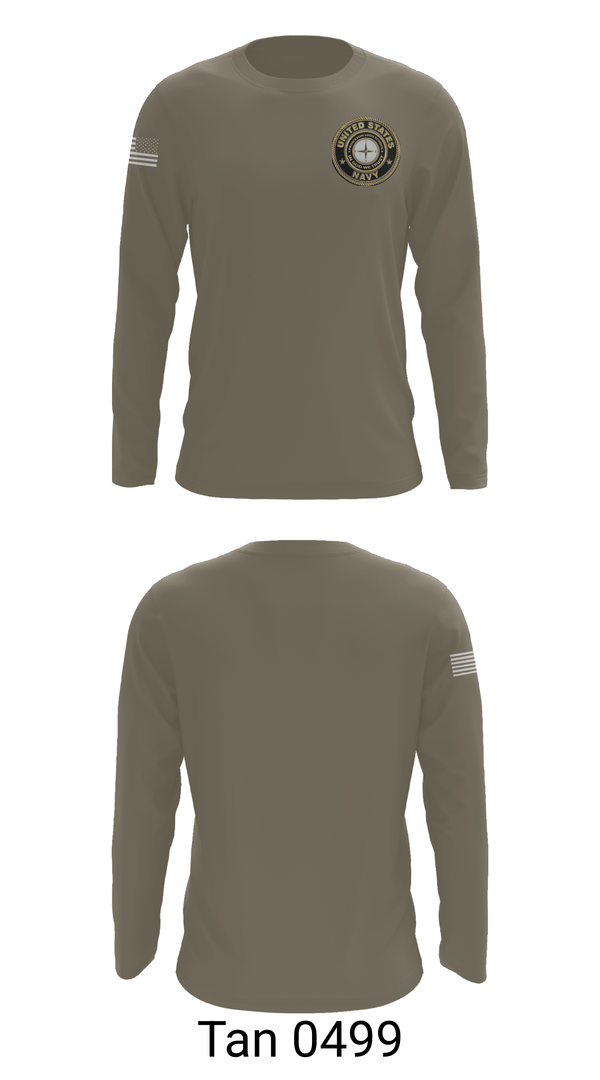 Long Sleeve Performance Shirt, PHS NJROTC, Navy, Teamtime, Team time, sublimation, custom sports apparel, team uniforms, spirit wear, spiritwear, sports uniforms, custom shirts, team store, custom team store, fundraiser sports, apparel fundraiser