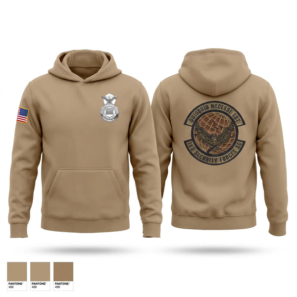 Hoodie, 182nd Security Forces Squadron, Air Force, Teamtime, Team time, sublimation, custom sports apparel, team uniforms, spirit wear, spiritwear, sports uniforms, custom shirts, team store, custom team store, fundraiser sports, apparel fundraiser