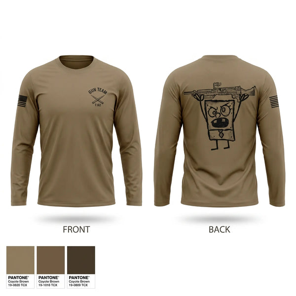 Long Sleeve Performance Shirt, Bravo Co 1-167, National Guard, Teamtime, Team time, sublimation, custom sports apparel, team uniforms, spirit wear, spiritwear, sports uniforms, custom shirts, team store, custom team store, fundraiser sports, apparel fundraiser