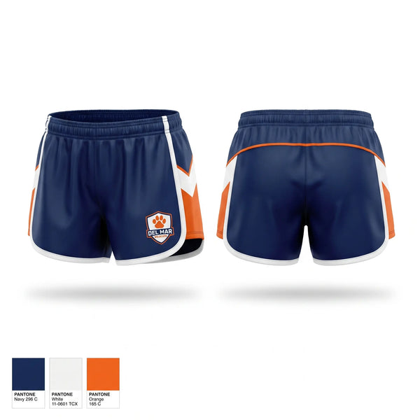 Womens Shorts, Delmar, Men's Soccer, Teamtime, Team time, sublimation, custom sports apparel, team uniforms, spirit wear, spiritwear, sports uniforms, custom shirts, team store, custom team store, fundraiser sports, apparel fundraiser