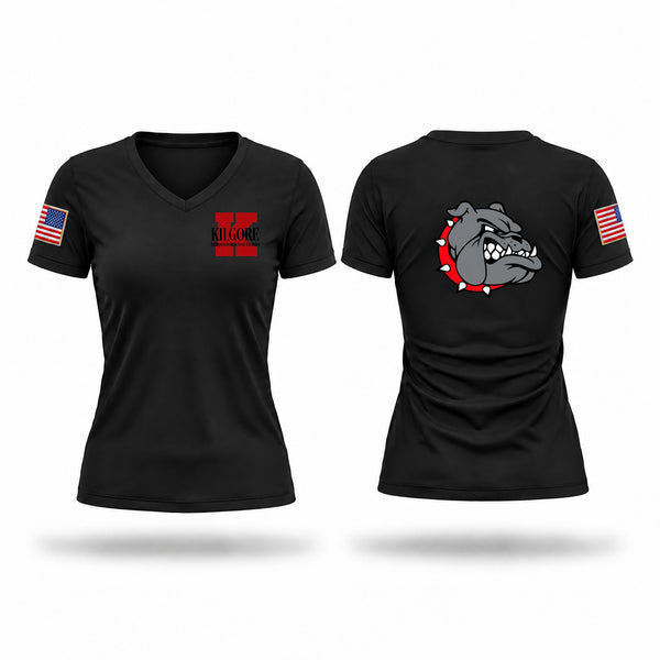 Womens Short Sleeve Vneck Shirt, KISD, Police, Teamtime, Team time, sublimation, custom sports apparel, team uniforms, spirit wear, spiritwear, sports uniforms, custom shirts, team store, custom team store, fundraiser sports, apparel fundraiser