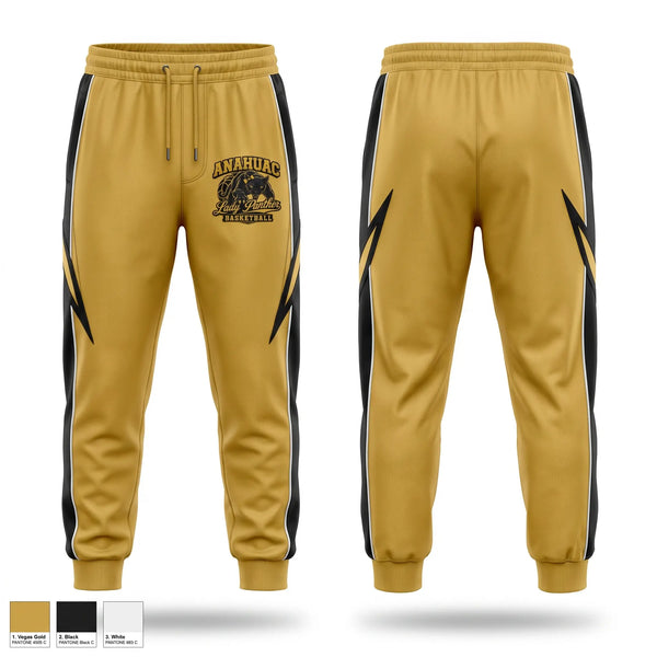 Sweatpants, Anahuac Lady Panthers, Women's Basketball, Teamtime, Team time, sublimation, custom sports apparel, team uniforms, spirit wear, spiritwear, sports uniforms, custom shirts, team store, custom team store, fundraiser sports, apparel fundraiser