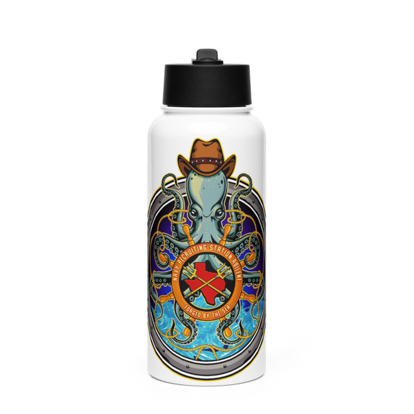 Lil Ray's Holster Co. 42108552 Stainless Steel Water Bottle with a Straw Lid