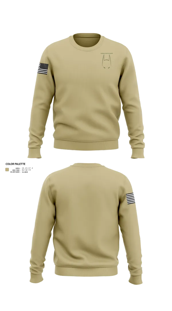 Crew Neck Sweatshirt, Bat, Army, Teamtime, Team time, sublimation, custom sports apparel, team uniforms, spirit wear, spiritwear, sports uniforms, custom shirts, team store, custom team store, fundraiser sports, apparel fundraiser