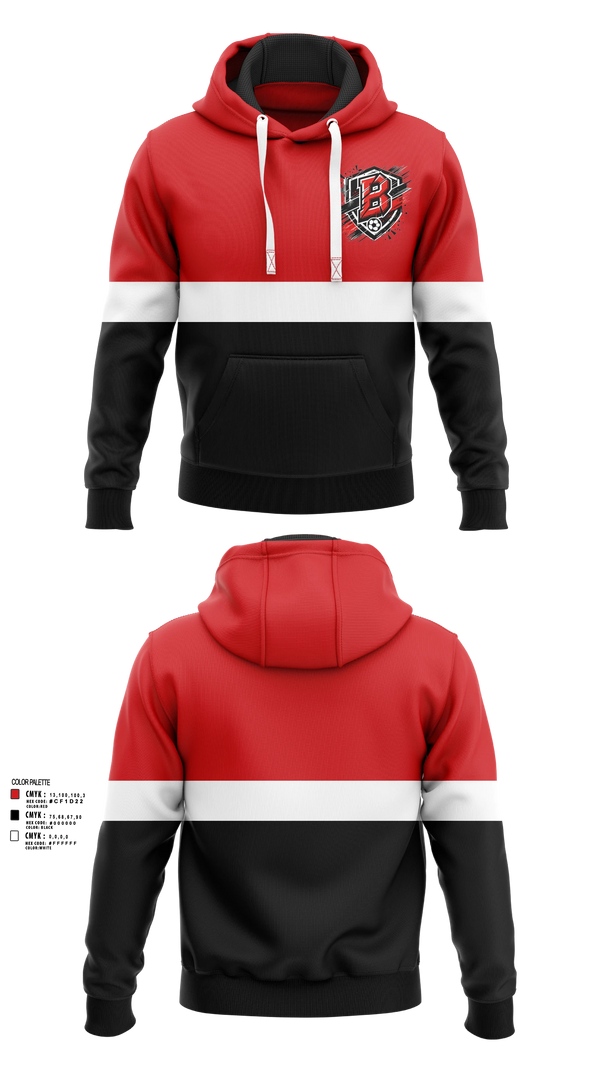 Hoodie, BREMEN HIGH SCHOOL, Men's Soccer, Teamtime, Team time, sublimation, custom sports apparel, team uniforms, spirit wear, spiritwear, sports uniforms, custom shirts, team store, custom team store, fundraiser sports, apparel fundraiser