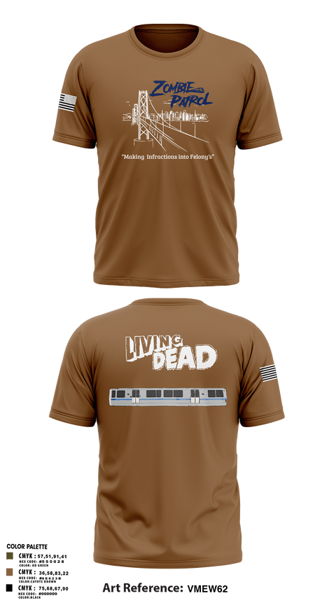 Old School Cotton Feel Shirt, Inversed CrewBART PD Fugitive Task Force, Police, Teamtime, Team time, sublimation, custom sports apparel, team uniforms, spirit wear, spiritwear, sports uniforms, custom shirts, team store, custom team store, fundraiser sports, apparel fundraiser